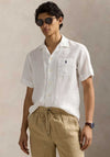 Ralph Lauren Camp Linen Shirt, White