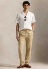 Ralph Lauren Camp Linen Shirt, White