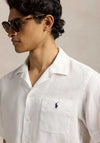 Ralph Lauren Camp Linen Shirt, White