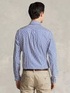 Ralph Lauren Classic Bengal Stripe Poplin Shirt, Blue & White