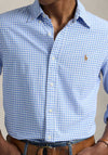 Ralph Lauren Classic Gingham Oxford Shirt, Light Blue & White