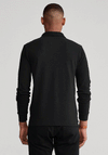 Ralph Lauren Classic Mesh Long Sleeve Polo Shirt, Black