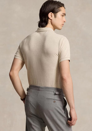 Ralph Lauren Classic Mesh Polo Shirt, Beige