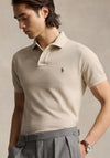 Ralph Lauren Classic Mesh Polo Shirt, Beige