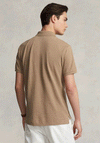 Ralph Lauren Classic Mesh Polo Shirt, Grey Cloud Heather