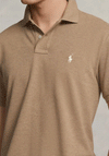 Ralph Lauren Classic Mesh Polo Shirt, Grey Cloud Heather