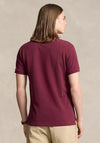 Ralph Lauren Classic Mesh Polo Shirt, Wine Heather