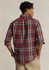 Ralph Lauren Classic Plaid Oxford Shirt, Red & Green Multi