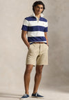 Ralph Lauren Classic Short Sleeve Rugby Shirt, White & Navy