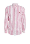 Ralph Lauren Classic Slim Fit Striped Oxford Shirt, Pink