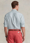 Ralph Lauren Classic Striped Oxford Shirt, Green & White