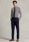 Ralph Lauren Gingham Poplin Shirt, Wine & White