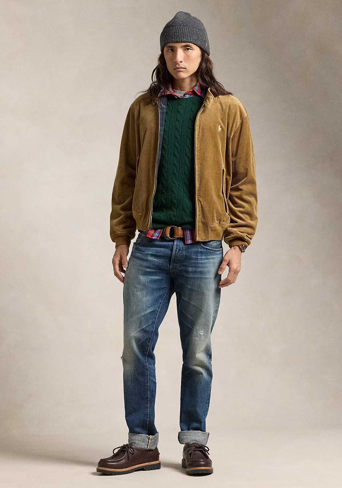 Ralph Lauren Corduroy Bomber, Tan