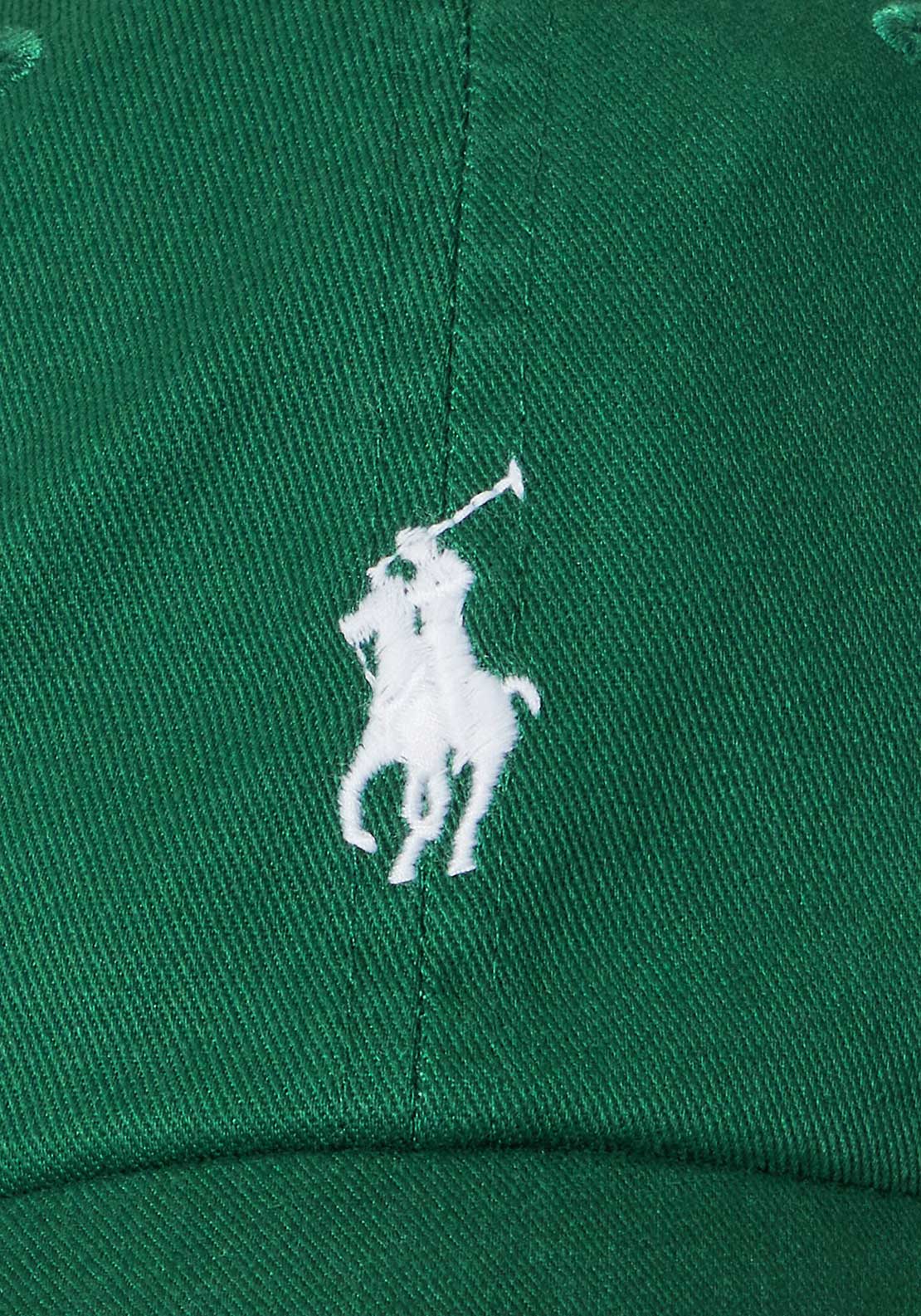 Ralph Lauren Cotton Chino Baseball Cap, New Forest Green