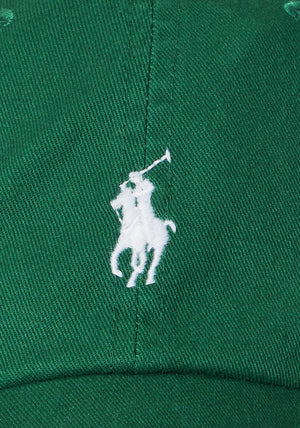 Ralph Lauren Cotton Chino Baseball Cap, New Forest Green