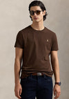 Ralph Lauren Crew Neck T-Shirt, Nutmeg Brown