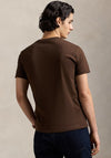 Ralph Lauren Crew Neck T-Shirt, Nutmeg Brown
