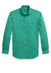 Ralph Lauren Custom Fit Checked Poplin Shirt, Moss Agate