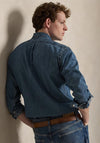 Ralph Lauren Custom Fit Denim Shirt, Blue