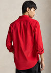 Ralph Lauren Custom Fit Fine Corduroy Shirt, Red