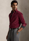 Ralph Lauren Custom Fit Fine Corduroy Shirt, Wine
