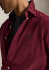 Ralph Lauren Custom Fit Fine Corduroy Shirt, Wine