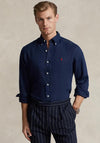 Ralph Lauren Custom Fit Linen Shirt, Navy