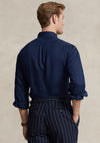 Ralph Lauren Custom Fit Linen Shirt, Navy