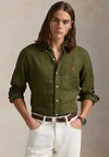 Ralph Lauren Custom Fit Linen Shirt, New Olive
