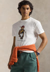 Ralph Lauren Custom Slim Fit Polo Bear T-Shirt, White