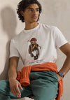 Ralph Lauren Custom Slim Fit Polo Bear T-Shirt, White