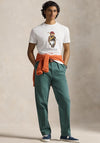 Ralph Lauren Custom Slim Fit Polo Bear T-Shirt, White