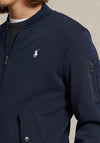 Ralph Lauren Double Knit Bomber Jacket, Aviator Navy