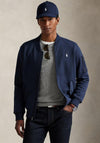 Ralph Lauren Double-Knit Bomber Jacket, Navy