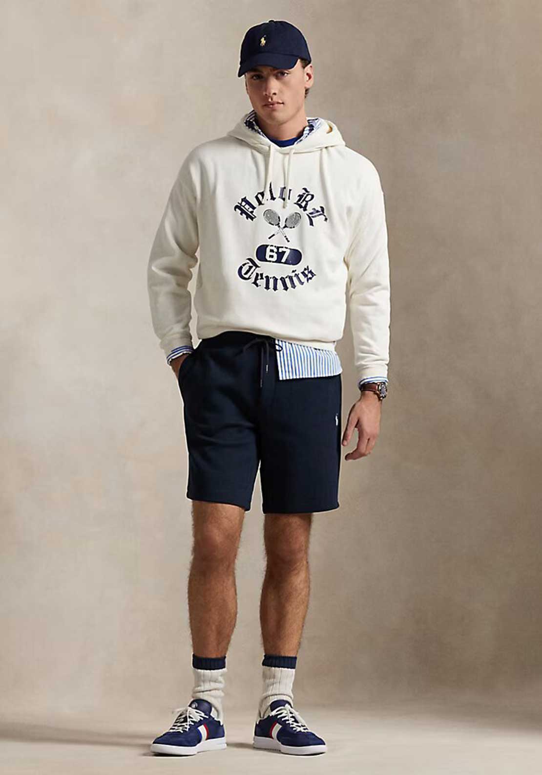 Ralph Lauren Double Knit Sweat Shorts, Aviator Navy