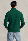 Ralph Lauren Estate-Rib Half Zip Sweater, Moss Agate