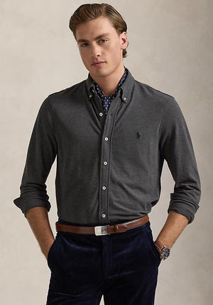 Ralph Lauren Featherweight Mesh Shirt, Grey