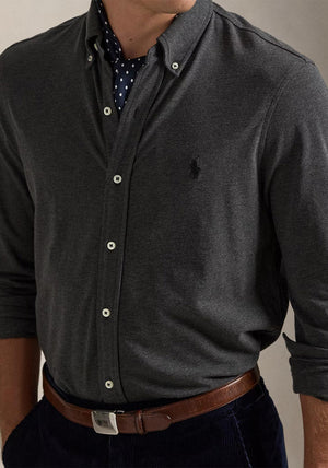 Ralph Lauren Featherweight Mesh Shirt, Grey