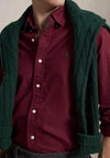 Ralph Lauren Garment-Dyed Oxford Shirt, Wine