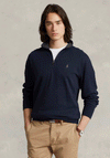 Ralph Lauren Jersey Half Zip Sweatshirt, Aviator Navy