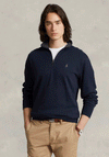 Ralph Lauren Jersey Half Zip Sweatshirt, Aviator Navy