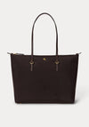 Ralph Lauren Keaton Medium Nylon Tote Bag, Chestnut Brown