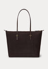 Ralph Lauren Keaton Medium Nylon Tote Bag, Chestnut Brown