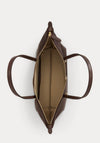 Ralph Lauren Keaton Medium Nylon Tote Bag, Chestnut Brown