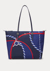 Ralph Lauren Keaton Medium Tote Bag, Navy Multi