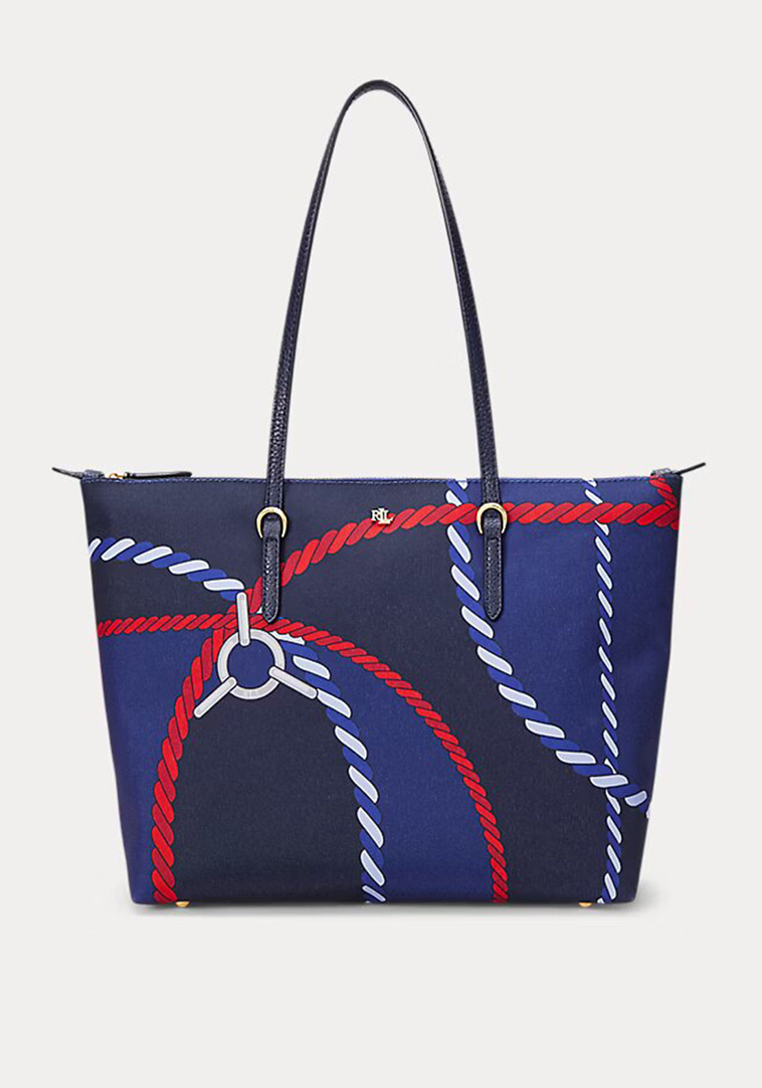 Ralph Lauren Keaton Medium Tote Bag, Navy Multi