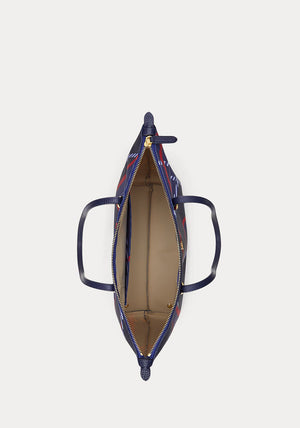 Ralph Lauren Keaton Medium Tote Bag, Navy Multi