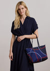 Ralph Lauren Keaton Medium Tote Bag, Navy Multi