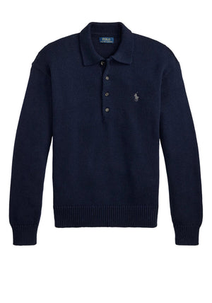 Ralph Lauren Knit Polo Sweater, Navy