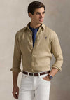 Ralph Lauren Custom Fit Linen Shirt, Beige